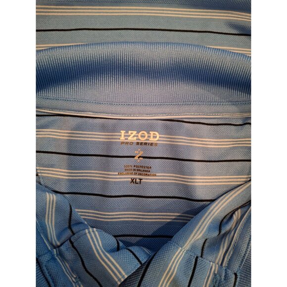 IZOD Pro Series Men’s Polo Shirt Size XLT Performance Golf Peppy - Picture 5 of 8